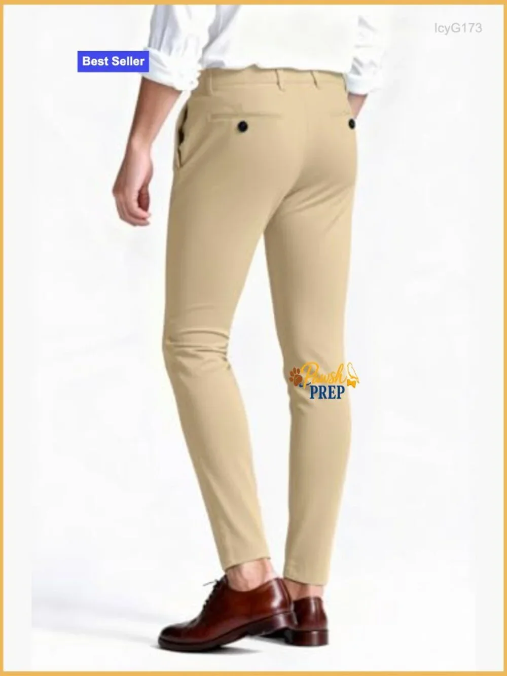 Slim Fit Stretch Chino Pants Dress Pants for Work Casual Wear